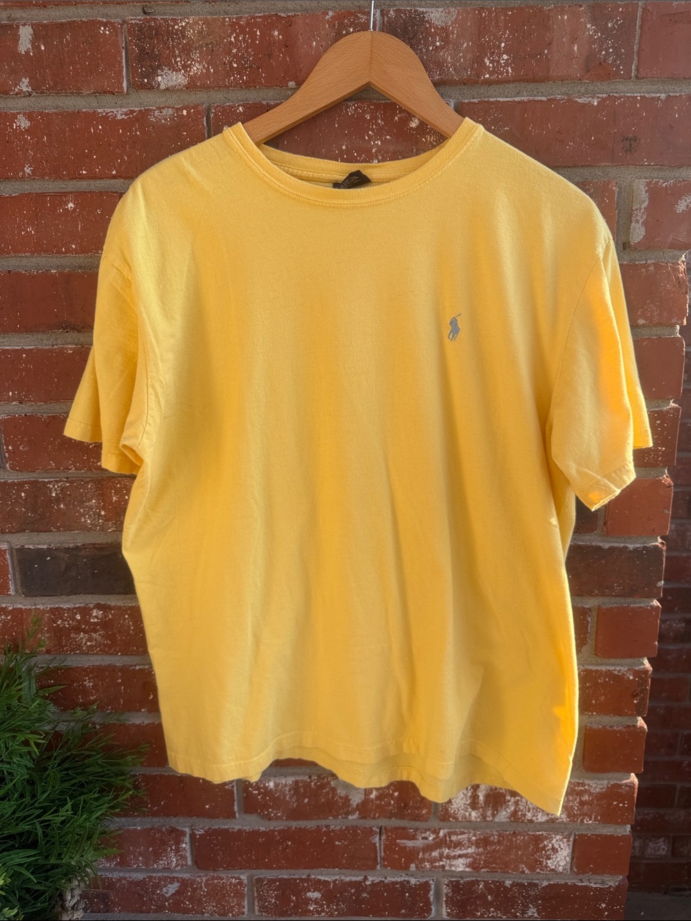 Polo by Ralph Lauren Yellow Crewneck Short Sleeve Tee